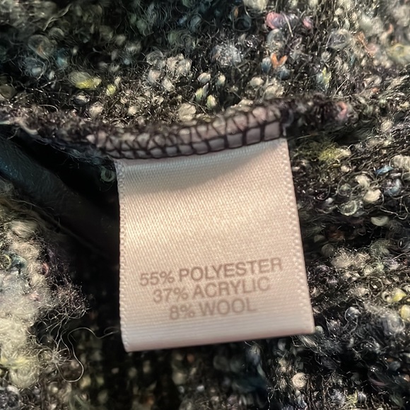 Avenue collection EUC sweater/cardigan.Size 26/28W soft boucle multi-color - Picture 8 of 12